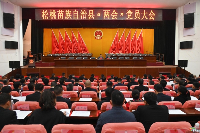 松桃苗族自治县“两会”党员大会召开